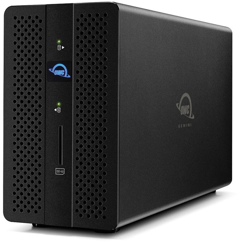 OWC Gemini 40TB 2-Bay Thunderbolt 3 Raid Array (2 x 20TB)