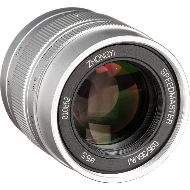Mitakon Zhongyi Speedmaster 35mm f/0.95 Mark II Lens (Micro Four Thirds, Silver)