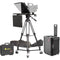 ikan Professional 15" High-Bright Teleprompter with Tripod, Dolly, Talent Monitor Travel Kit (HDMI)