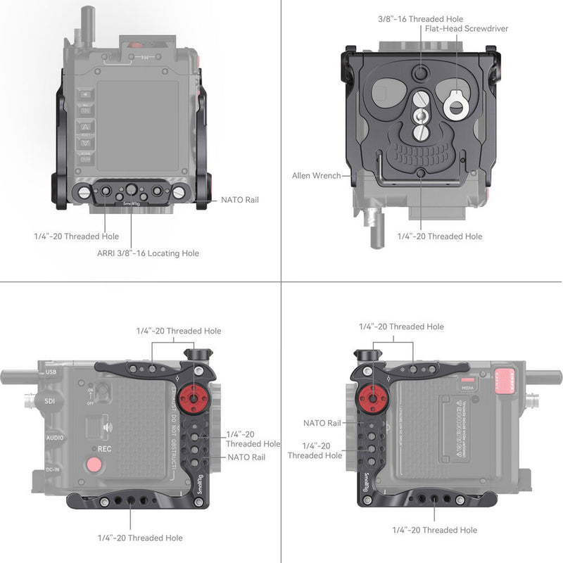SmallRig Advanced Modular Cage Kit for RED KOMODO and KOMODO-X