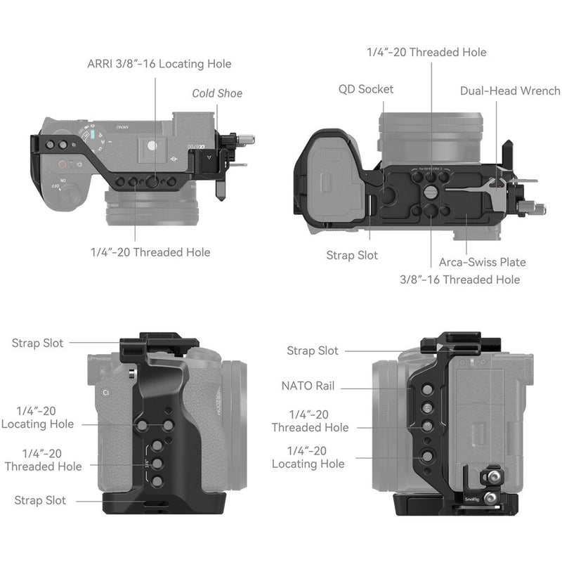 SmallRig Full Camera Cage Kit for Sony a6700