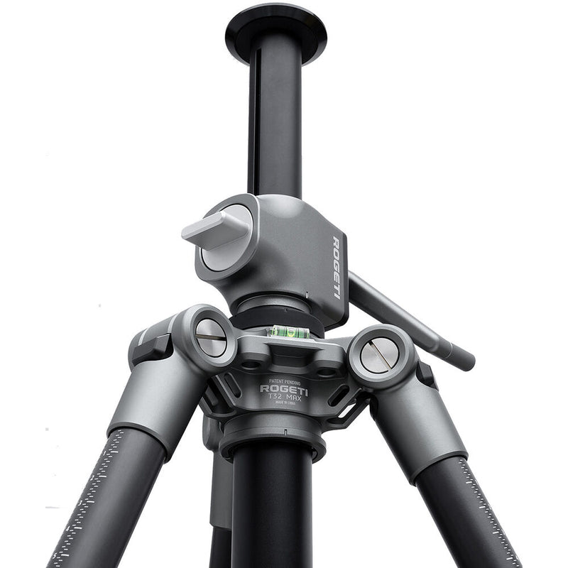 ROGETI T32Max Carbon Fiber Tripod with C32G Geared Center Column