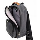 PKG International Robson Recycled Cross-Body Laptop Bag (Black/Gray, 12L)