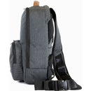PKG International Robson Recycled Cross-Body Laptop Bag (Dark Gray/Tan, 12L)