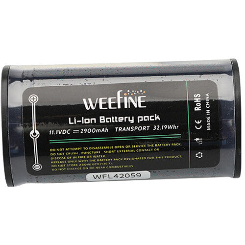 Weefine Battery Case with 18650 Cells (3 x Cells)