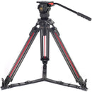 Teris TSN6CF-Q Carbon Fiber Tripod and Fluid Head System