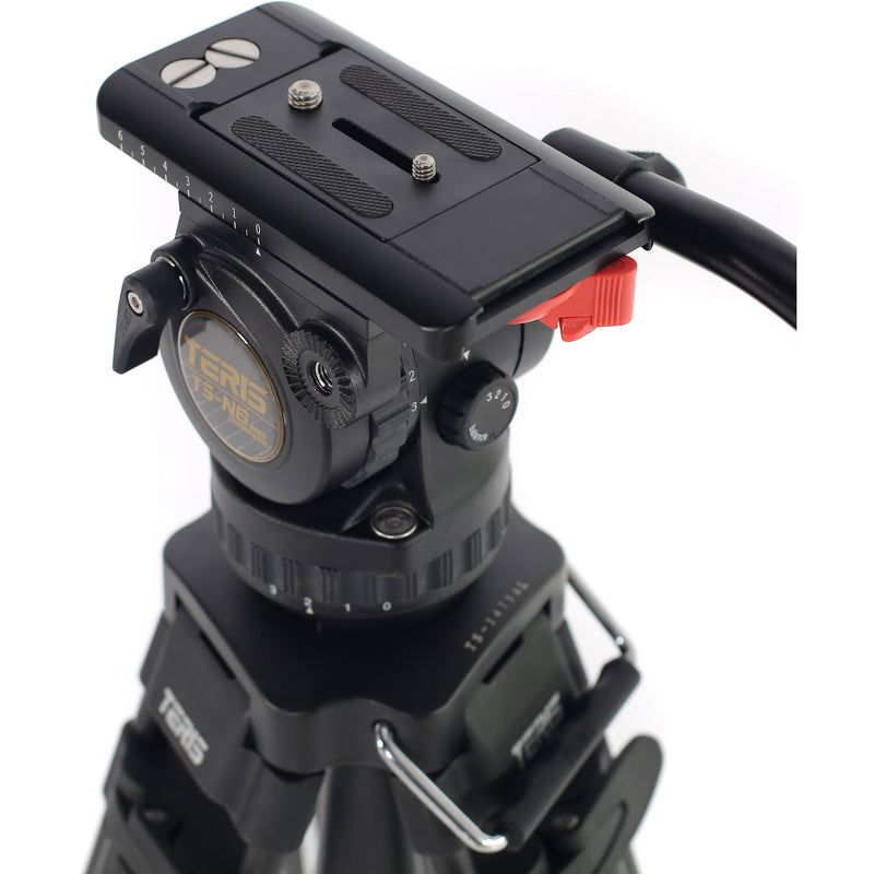 Teris TSN6AL Aluminum Tripod and Fluid Head System