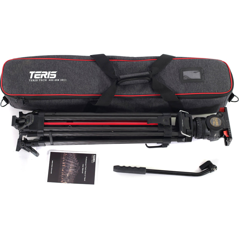 Teris TSN6CF-Q Carbon Fiber Tripod and Fluid Head System