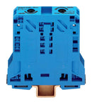 WAGO 285-154 DIN Rail Mount Terminal Block, 2 Ways, 8 AWG, 0 AWG, 50 mm&sup2;, Push In, 150 A