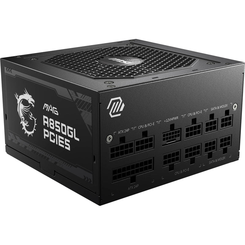 MSI MAG A850GL PCIE5 850W 80 Plus Modular Power Supply