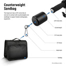 Neewer Heavy-Duty Light Stand with Sandbag (9.84')
