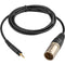 Senal SMH-H4MX2 2.5mm TRRS to 4-Pin XLR Male Cable for Communication Headsets
