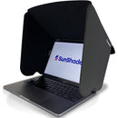 SunShader 3 Laptop Sun Shade & Privacy Screen (Large, Charcoal Gray)