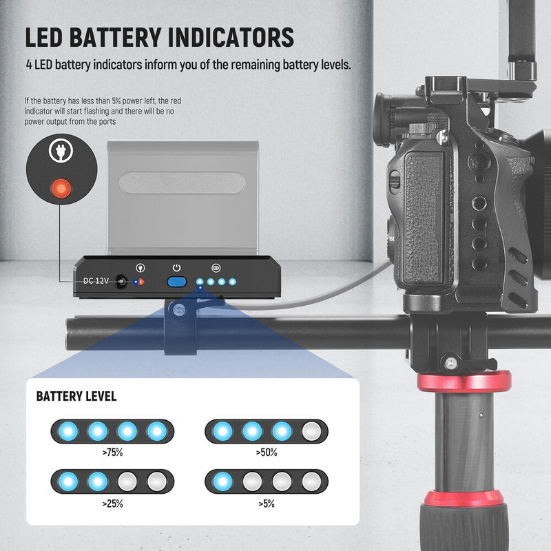 Neewer PS004E NP-F Battery Adapter Plate