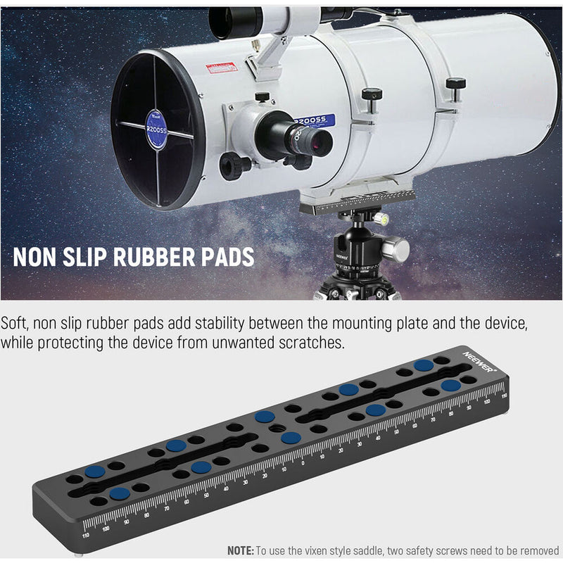 Neewer QR003 9" Rail Bar Vixen Style Dovetail Plate