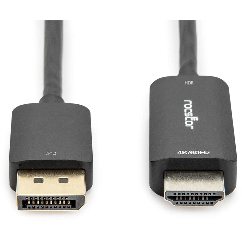 Rocstor DisplayPort 1.2 Male to HDMI Male Active Adapter Cable (6')