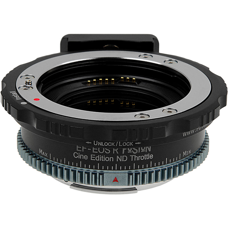 FotodioX Vizelex ND Throttle Fusion Smart AF Cine Edition Lens Adapter for Canon EF Cine Lens to Canon RF Mount Body