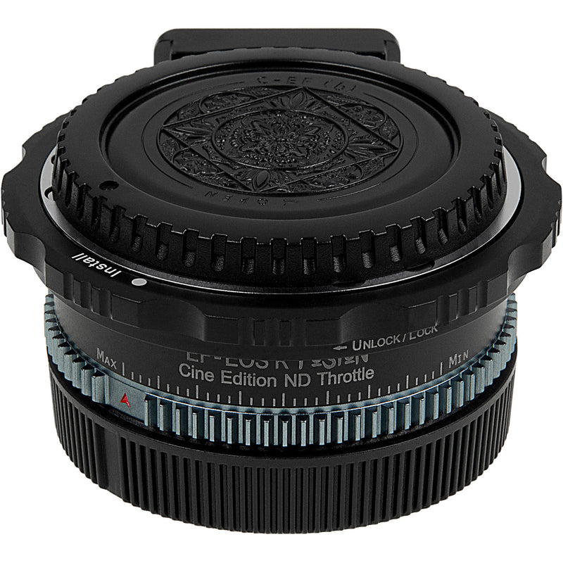 FotodioX Vizelex ND Throttle Fusion Smart AF Cine Edition Lens Adapter for Canon EF Cine Lens to Canon RF Mount Body