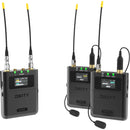 Deity Microphones Theos Digital 2-Person Camera-Mount Wireless Omni Lavalier Microphone System with Black Mic Hiding Kits (550 to 663 MHz)