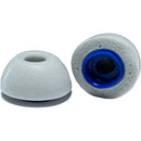 Dekoni Audio Bulletz Memory Foam Isolation Earphone Tips for Apple AirPods Pro 1 and 2 (Extra-Large, Gray, 1 Pair)