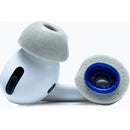 Dekoni Audio Bulletz Memory Foam Isolation Earphone Tips for Apple AirPods Pro 1 and 2 (Extra-Large, Gray, 1 Pair)
