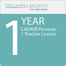 TRIUMPH BOARD CADAVR Professional - 1-Year, 1-Teacher License