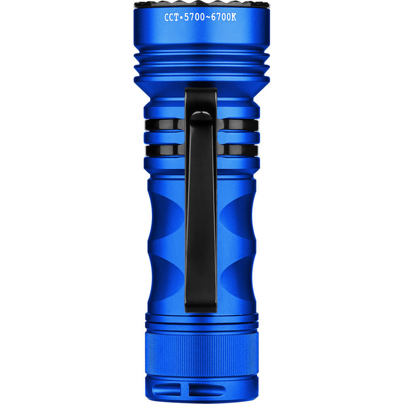Olight Seeker 4 Mini White & UV Flashlight (Cool White Light, Blue)