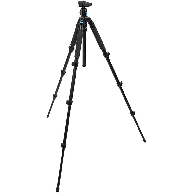 Slik Pro AL-323 Tripod with SVH-520 Fluid Head Kit (Black)