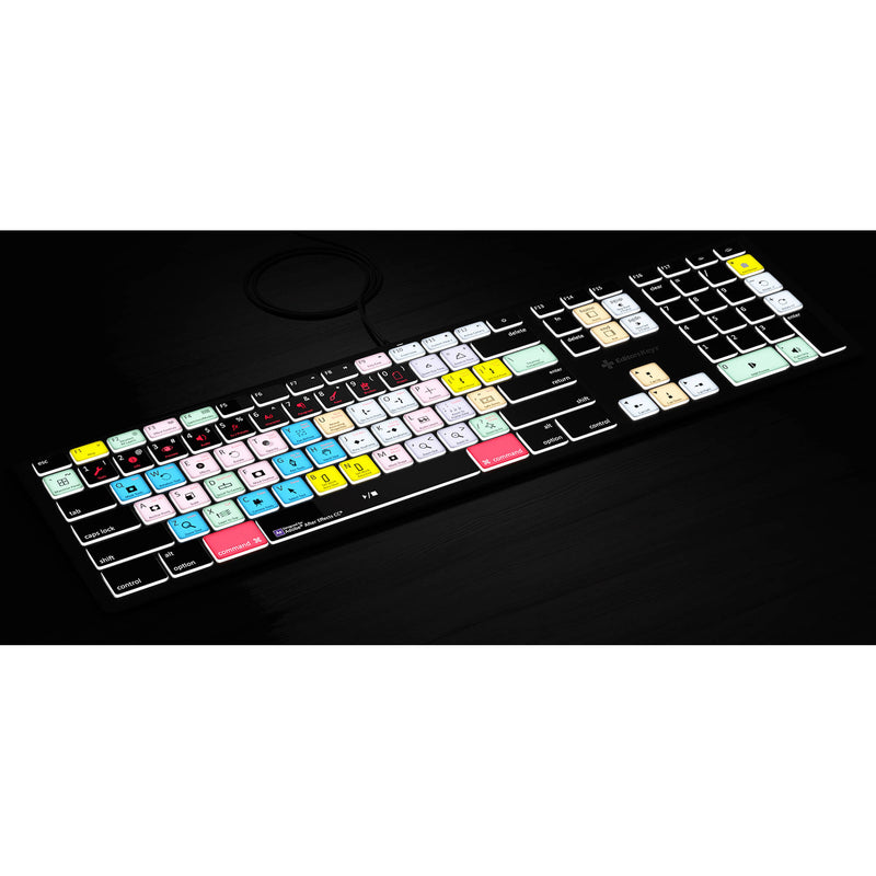 KB Covers After Effects Backlit Pro Aluminum Keyboard (macOS)