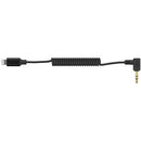 Comica Audio CVM-D-MI 3.5mm TRS to Lightning Coiled Audio Adapter Cable (2')