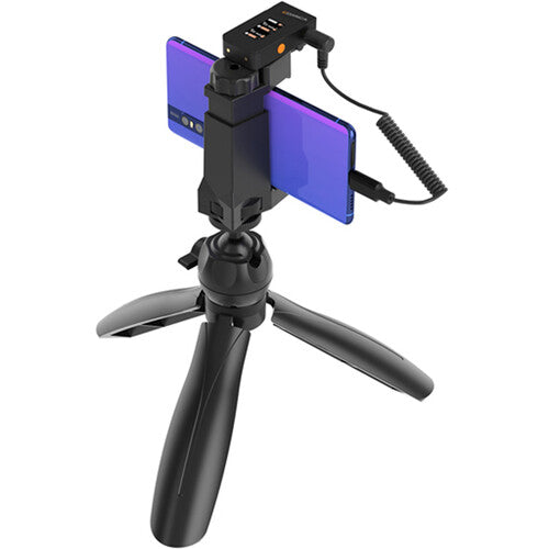 Comica Audio CVM-D-UC II 3.5mm TRS to USB-C Coiled Audio Adapter Cable with ADC Chip (2')