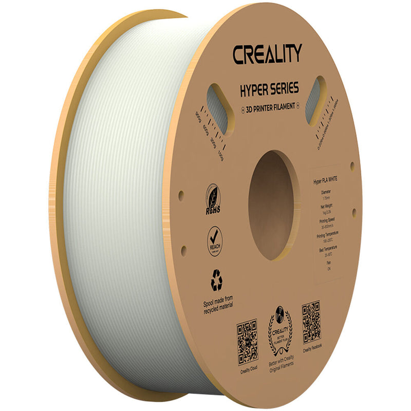 Creality Hyper Series PLA 3D Printing Filament (1kg, White)