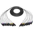 Sescom 8-Channel XLR Male to XLR Female Audio Snake Cable (25')