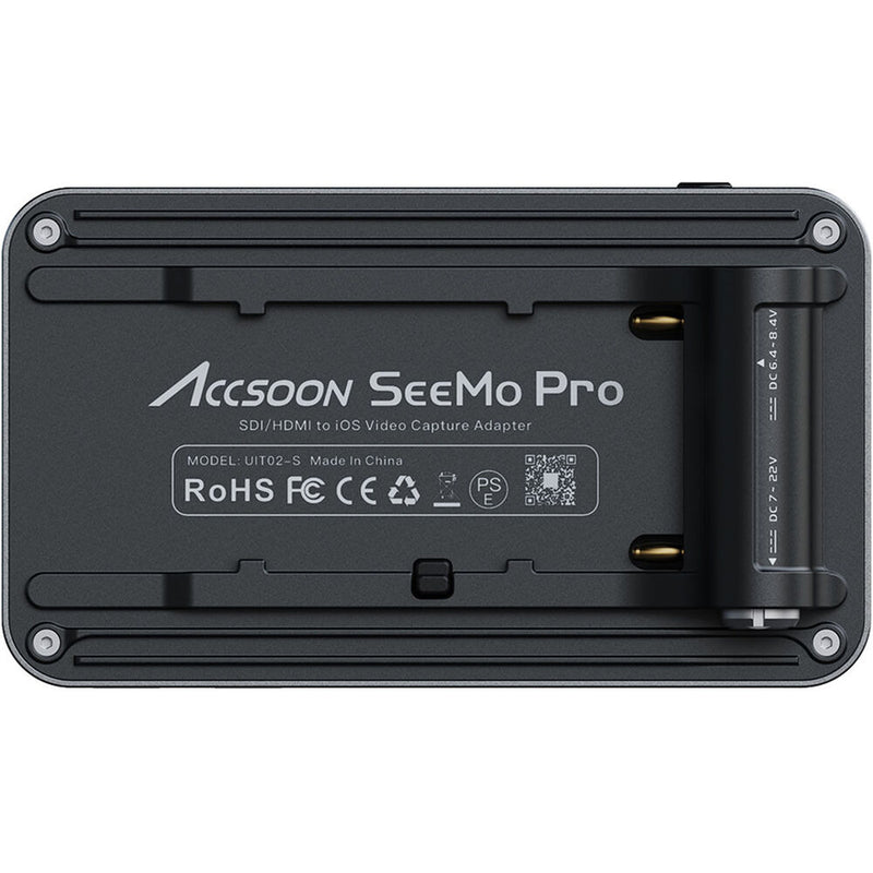 Accsoon SeeMo Pro SDI/HDMI to USB-C Video Capture Adapter for iPhone / iPad