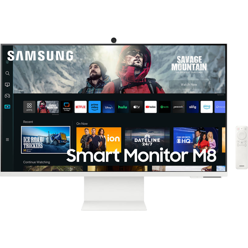 Samsung M80C 27" 4K HDR Smart Monitor with Webcam (Warm White)