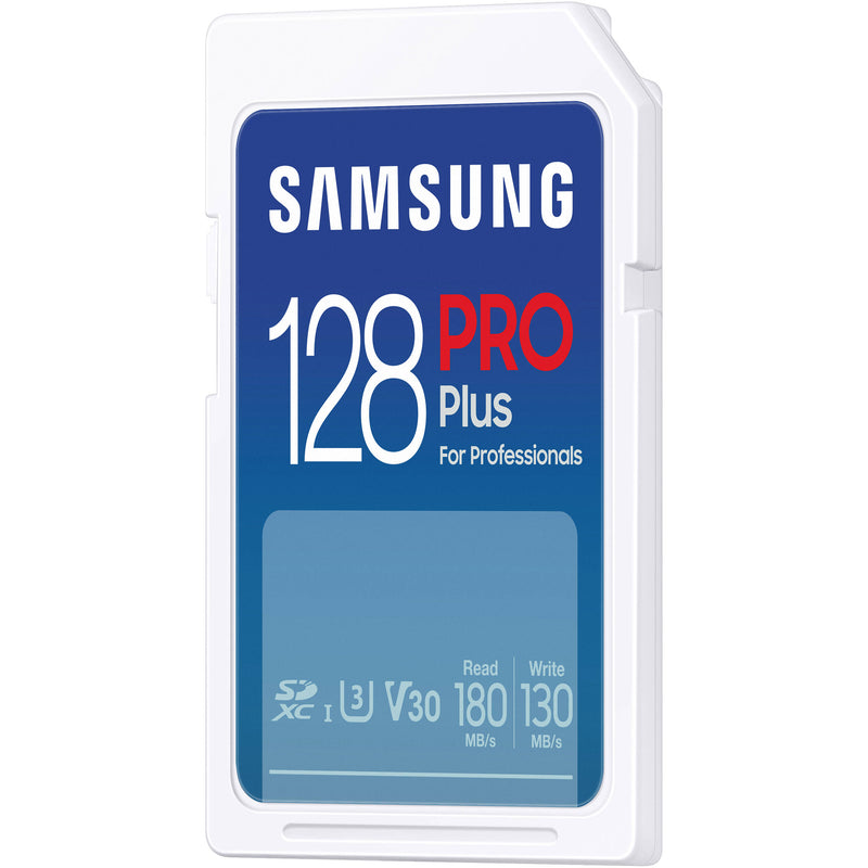 Samsung 128GB PRO Plus UHS-I SDXC Memory Card with USB-A Card Reader