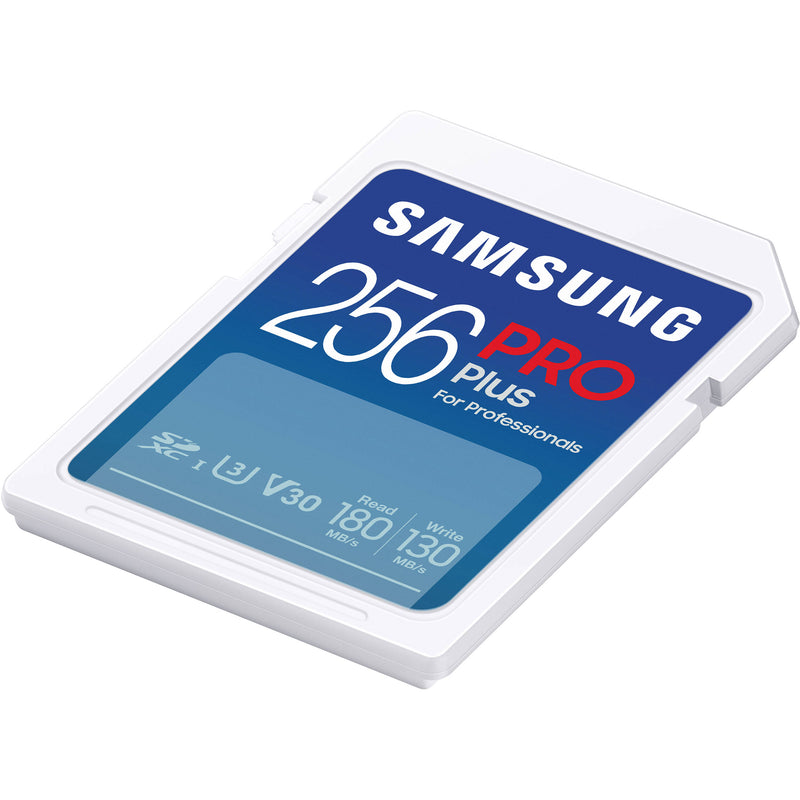Samsung 256GB PRO Plus UHS-I SDXC Memory Card with USB-A Card Reader