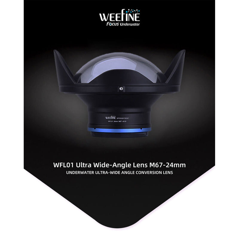 Weefine 24mm Ultra-Wide-Angle Underwater Conversion Lens (M67)