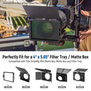 Neewer Black Diffusion Mist Dreamy Effect Filter (4 x 5.65", Grade 1/4)