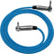 Kondor Blue 3.5mm Right-Angle TRS Stereo Audio Cable (48")