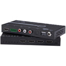 Alfatron 1x4 HDMI 2.0 Distribution Amplifier with Audio De-Embedder