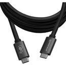 Kondor Blue Thunderbolt 4 USB-C Cable (6', Raven Black)