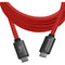 Kondor Blue Thunderbolt 4 USB-C Cable (6', Cardinal Red)
