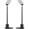 PresenterTek TeleStepper Presidential Rise and Fall Robotic Conference Teleprompter Stand Bundle (Pair)