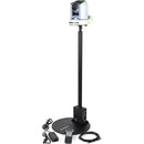 PresenterTek TeleStepper Presidential Rise and Fall Robotic Conference Teleprompter Stand AV Bundle