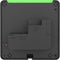 Crestron 3.5" Desk Scheduling Touchscreen (Black Textured)