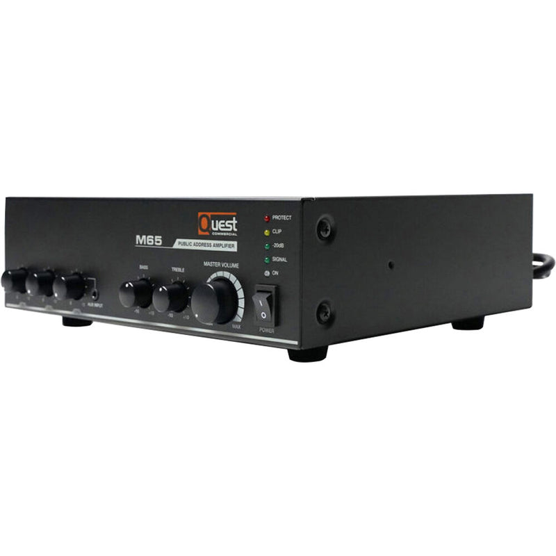 Quest Commercial M65 Compact 65W Amplifier and Mixer