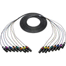 Sescom 8-Channel XLR Male to XLR Female Audio Snake Cable (10')