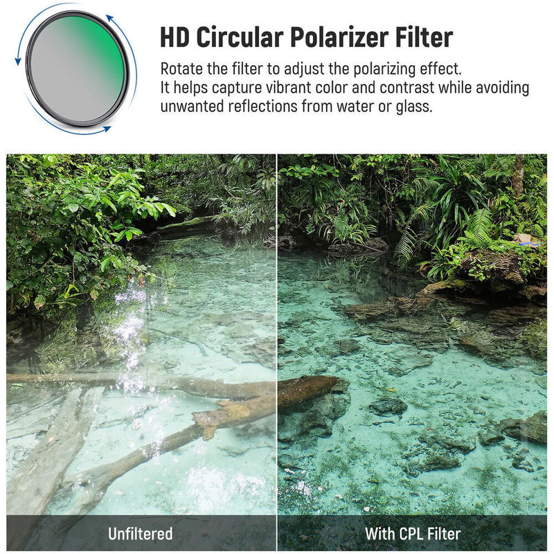 Neewer CPL UV Lens Filter Kit (82mm)