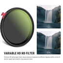 Neewer Variable ND Filter (52mm, 1 to 9-Stop)